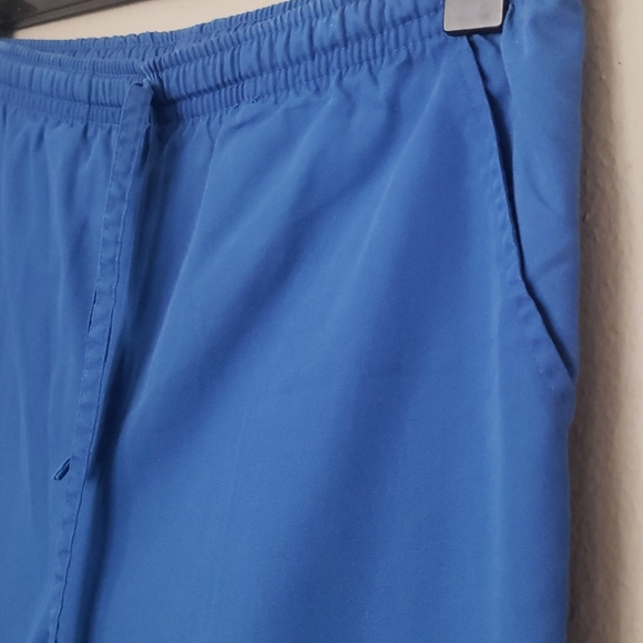 Blue Scrub Pants XS Expo Elastic Waist  Tie - Picture 3 of 6